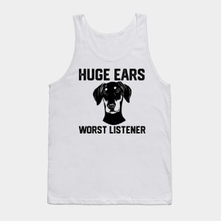 HUGE  EARS WORST LISTENER Tank Top